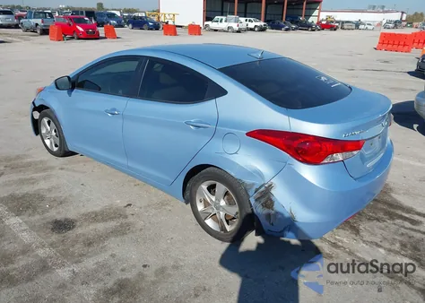 2013 Hyundai Elantra Gls z USA, uszkodzony, nr VIN KMHDH4AE7DU562645